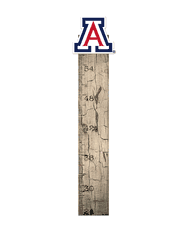 Arizona Wildcats Growth Chart Sign 6x36