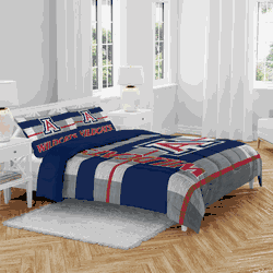 Arizona Wildcats Heather Stripe 3 PC Full/Queen Bed in a Bag