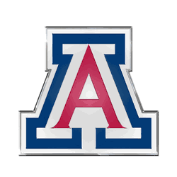 Arizona Wildcats Heavy Duty Aluminum Embossed Color Emblem