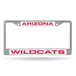 Arizona Wildcats Laser Chrome Frame