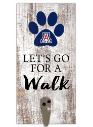Arizona Wildcats Leash Holder 6x12 Sign