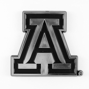 Arizona Wildcats Molded Chrome Plastic Emblem