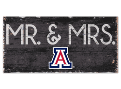 Arizona Wildcats Mr & Mrs Sign