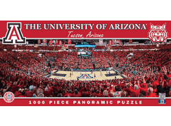 Arizona Wildcats NCAA 1000pc Basketball Panoramic Puzzle