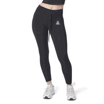 Arizona Wildcats NCAA Kadi 2x2 Ribbed Legging Black XS