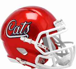 Arizona Wildcats NCAA Mini Speed Football Helmet Script