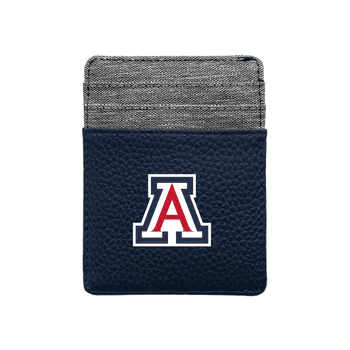 Arizona Wildcats Pebble Front Pocket Wallet Navy