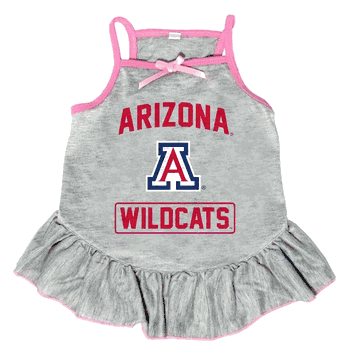 Arizona Wildcats Pet Dress Grey Type XLarge