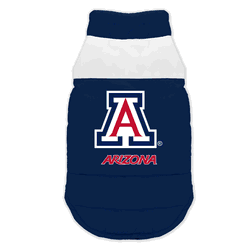 Arizona Wildcats Pet Parka Puff Vest XL