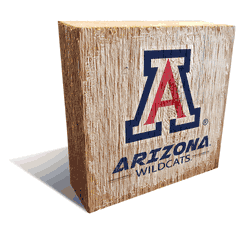 Arizona Wildcats Team Logo Block 6X6