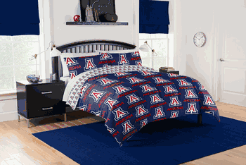 NCAA Arizona Wildcats Rotary Queen Bed In A Bag Set