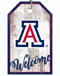 Arizona Wildcats Welcome Team Tag 11x19 Sign