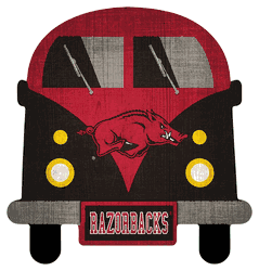 Arkansas Razorbacks 12" Team Bus Sign