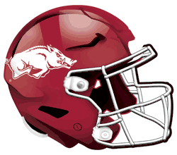 Arkansas Razorbacks 12in Authentic Helmet Sign