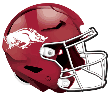 Arkansas Razorbacks 12in Authentic Helmet Sign