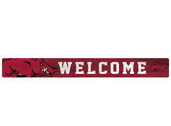 Arkansas Razorbacks 16in. Welcome Strip