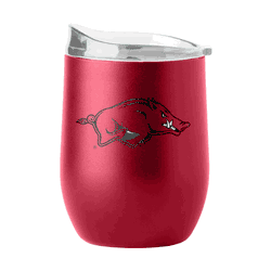 Arkansas Razorbacks 16oz Flipside Powder Coat Curved Beverage