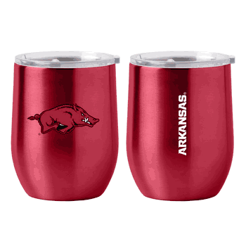 Arkansas Razorbacks 16oz Gameday Stainless Curved Beverage