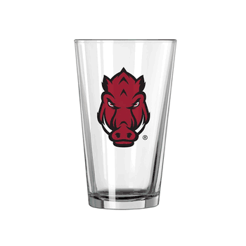 Arkansas Razorbacks 16oz Logo Pint Glass