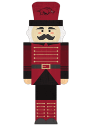 Arkansas Razorbacks 31" Nutcracker Leaner