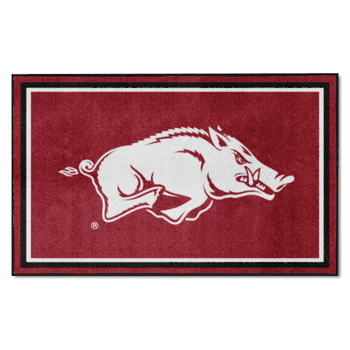 Arkansas Razorbacks 4ft. x 6ft. Plush Area Rug