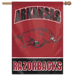 Arkansas Razorbacks Banner 28x40 Vertical