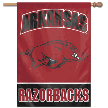 Arkansas Razorbacks Banner 28x40 Vertical