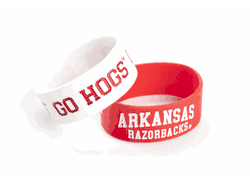 Arkansas Razorbacks Bracelets 2 Pack Wide