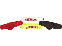 Arkansas Razorbacks Bracelets - 4 Pack Silicone