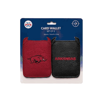 Arkansas Razorbacks Card Wallet 2-pack