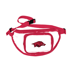 Arkansas Razorbacks Clear Fanny Pack
