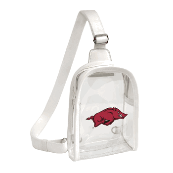 Arkansas Razorbacks Clear Mini Sling Stadium Bag