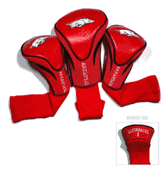 Arkansas Razorbacks Club 3 Piece Contour Headcover Set