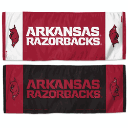 Arkansas Razorbacks Cooling Towel 12x30