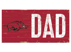 Arkansas Razorbacks Dad Sign