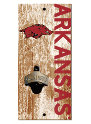 Arkansas Razorbacks Distressed Bottle Opener