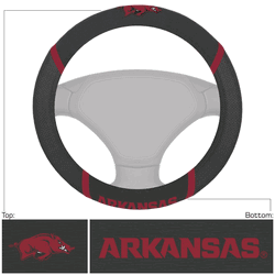 Arkansas Razorbacks Embroidered Steering Wheel Cover