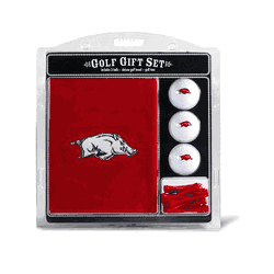 Arkansas Razorbacks Embroidered Towel Golf Gift Set