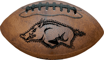 Arkansas Razorbacks Football - Vintage Throwback - 9 Inches