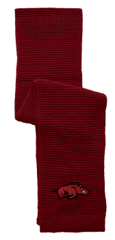 Arkansas Razorbacks Full Color Waffle Scarf