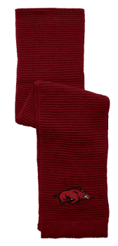 Arkansas Razorbacks Full Color Waffle Scarf