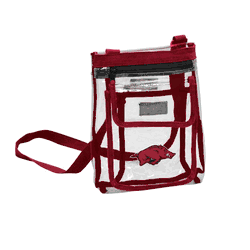 Arkansas Razorbacks Gameday Cardinal Clear Crossbody