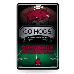 Arkansas Razorbacks Go Hogs 11" x 17" Home Decor Sign
