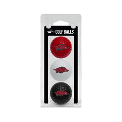 Arkansas Razorbacks Golf Balls - 3 Pack