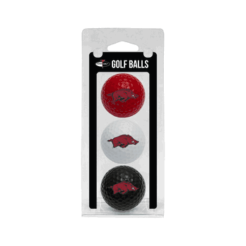 Arkansas Razorbacks Golf Balls - 3 Pack