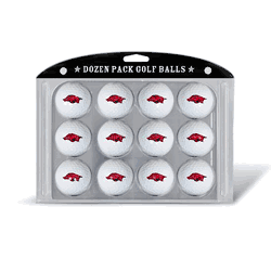 Arkansas Razorbacks Golf Balls Pack of 12