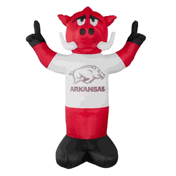 Arkansas Razorbacks 7 FT Inflatable Mascot