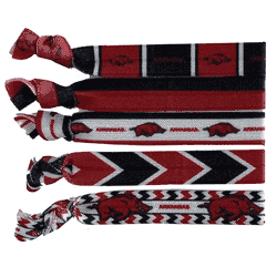 Arkansas Razorbacks Knotted Hair Tie