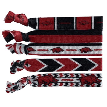 Arkansas Razorbacks Knotted Hair Tie