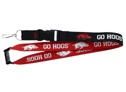 Arkansas Razorbacks Lanyard Reversible